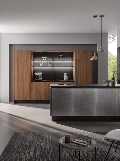 Küche Nussbaum von Häcker